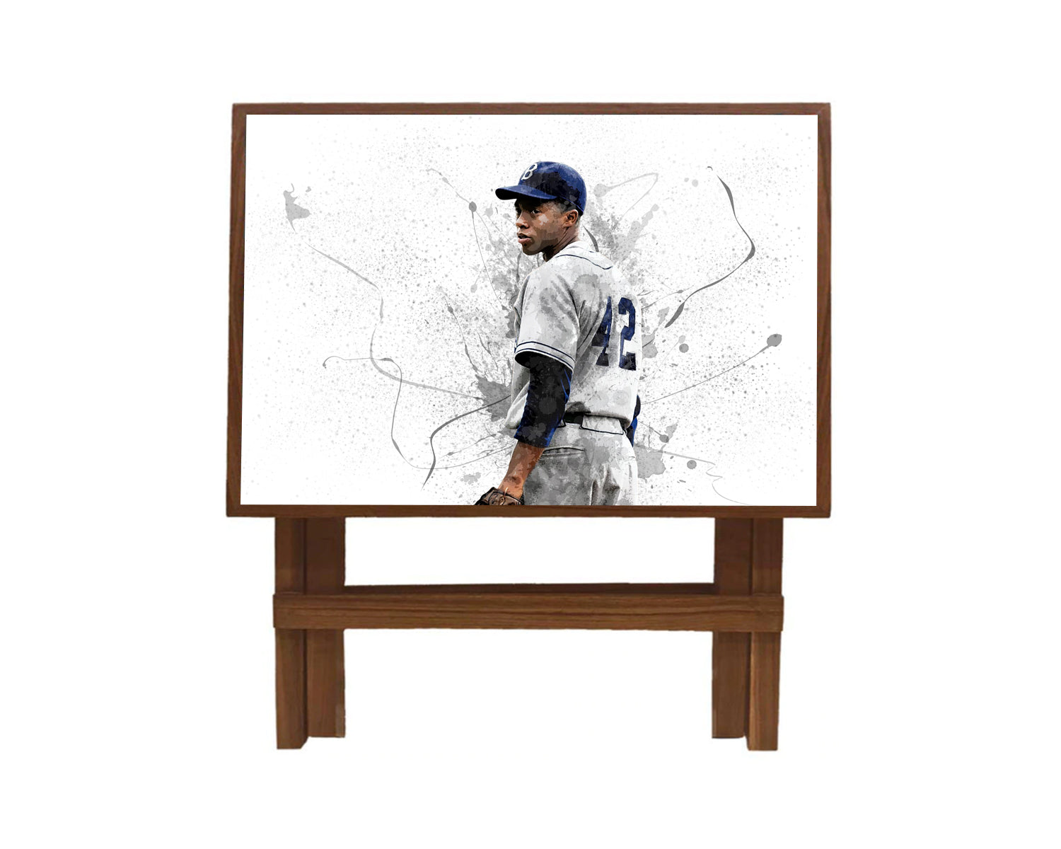 Jackie Robinson Splash Effect Coffee and Laptop Table