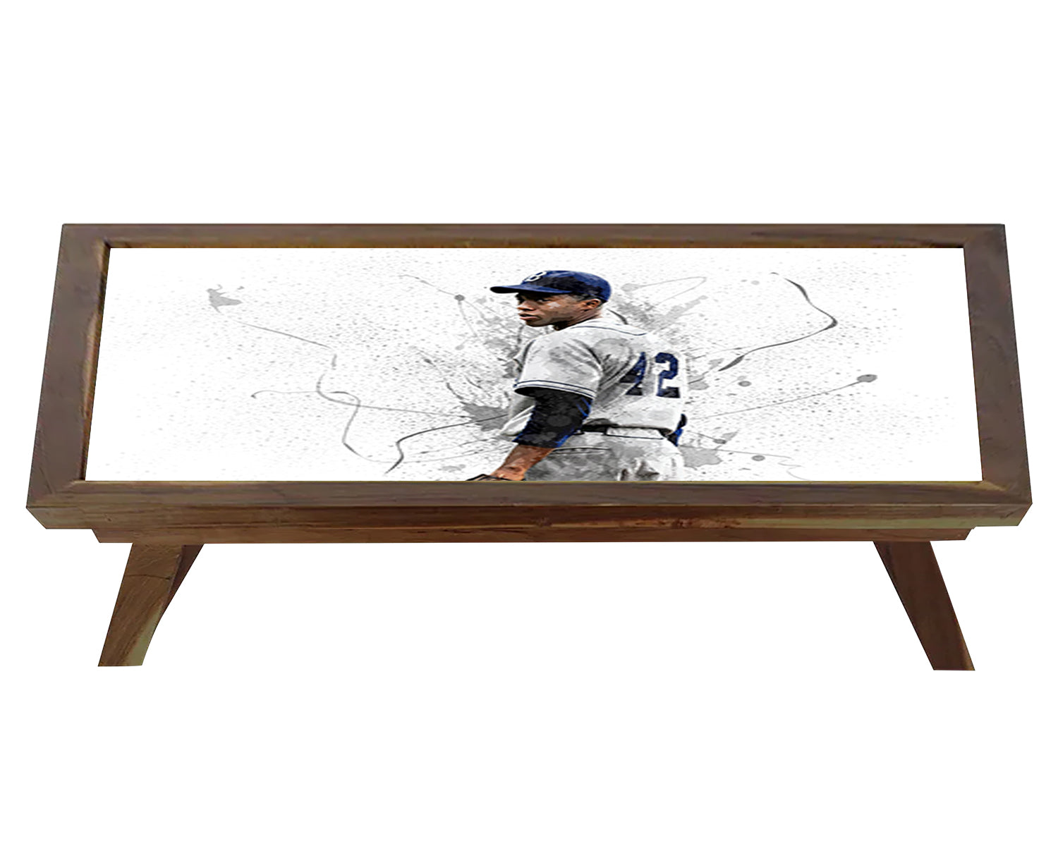 Jackie Robinson Splash Effect Coffee and Laptop Table