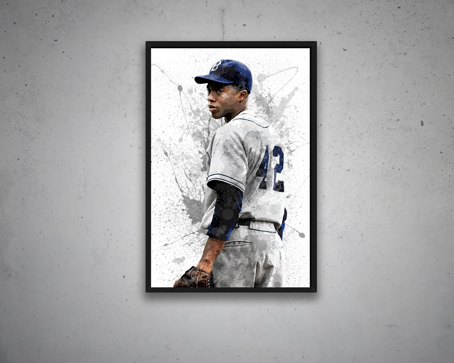 Jackie Robinson Canvas Wall Art