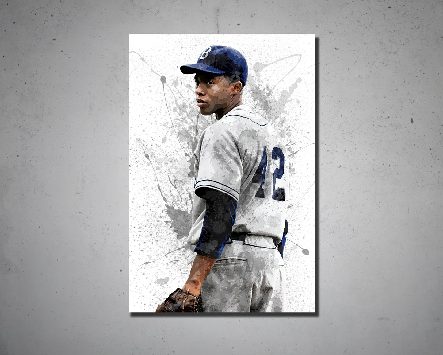 Jackie Robinson Canvas Wall Art