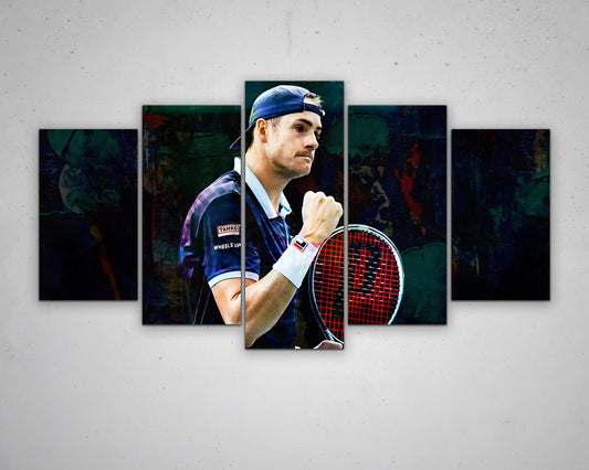 John Isner Multicolour Wall Art