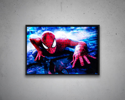 Spiderman Multicolour Wall Art