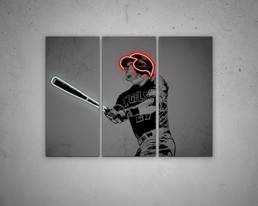 Mike Trout Canvas Wall Art
