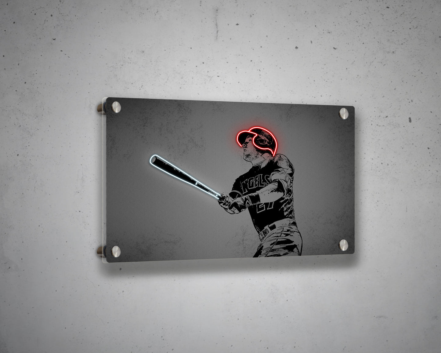 Mike Trout Canvas Wall Art