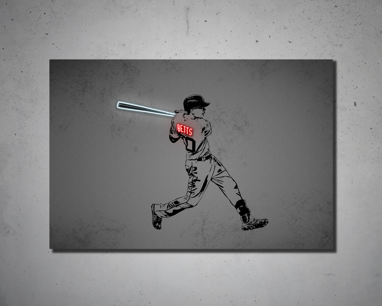 Mookie Betts Canvas Wall Art