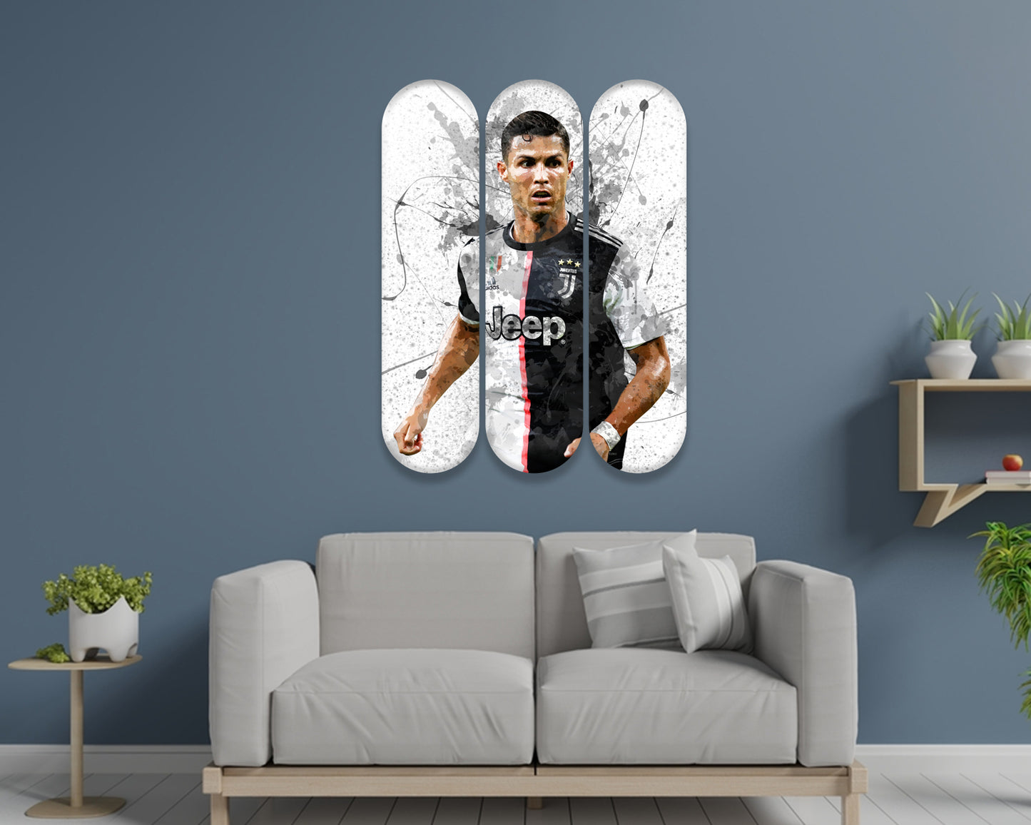 Cristiano Ronaldo Acrylic Skateboard Wall Art