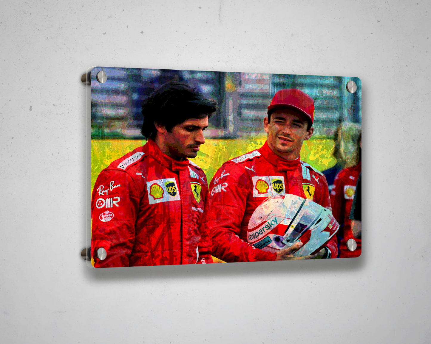 Charles Leclerc Multicolour Wall Art