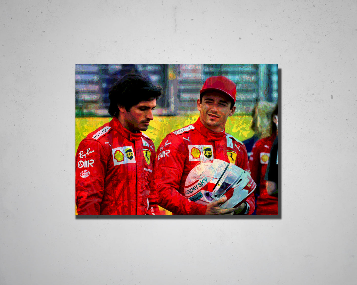 Charles Leclerc Multicolour Wall Art