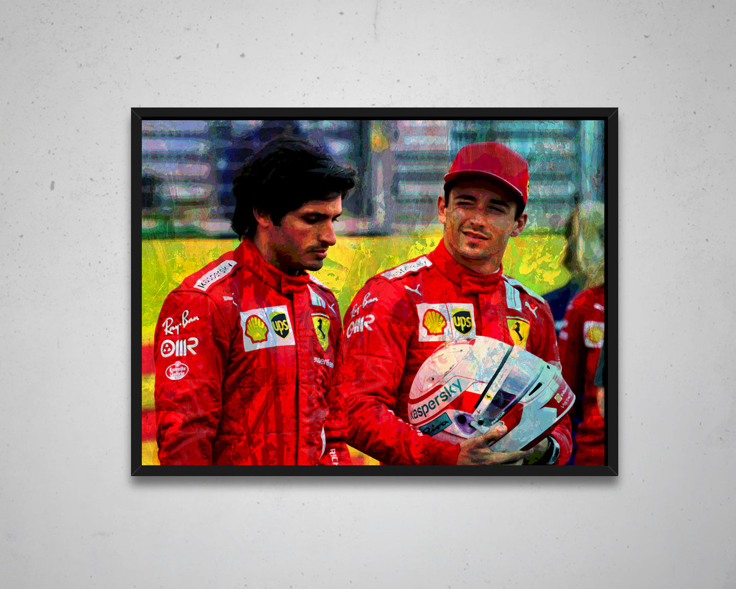 Charles Leclerc Multicolour Wall Art