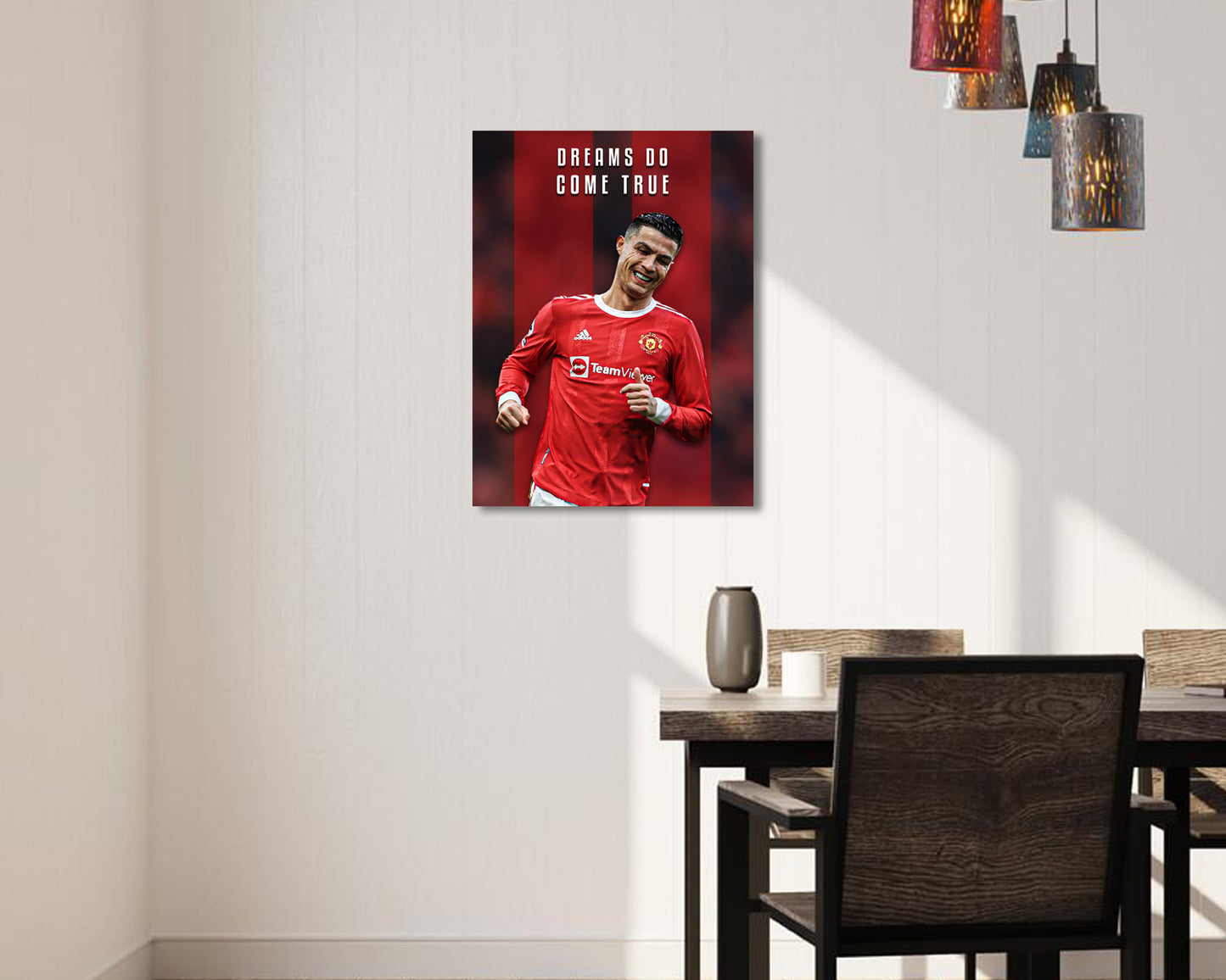 Cristiano Ronaldo Dreams do come true Canvas Wall Art