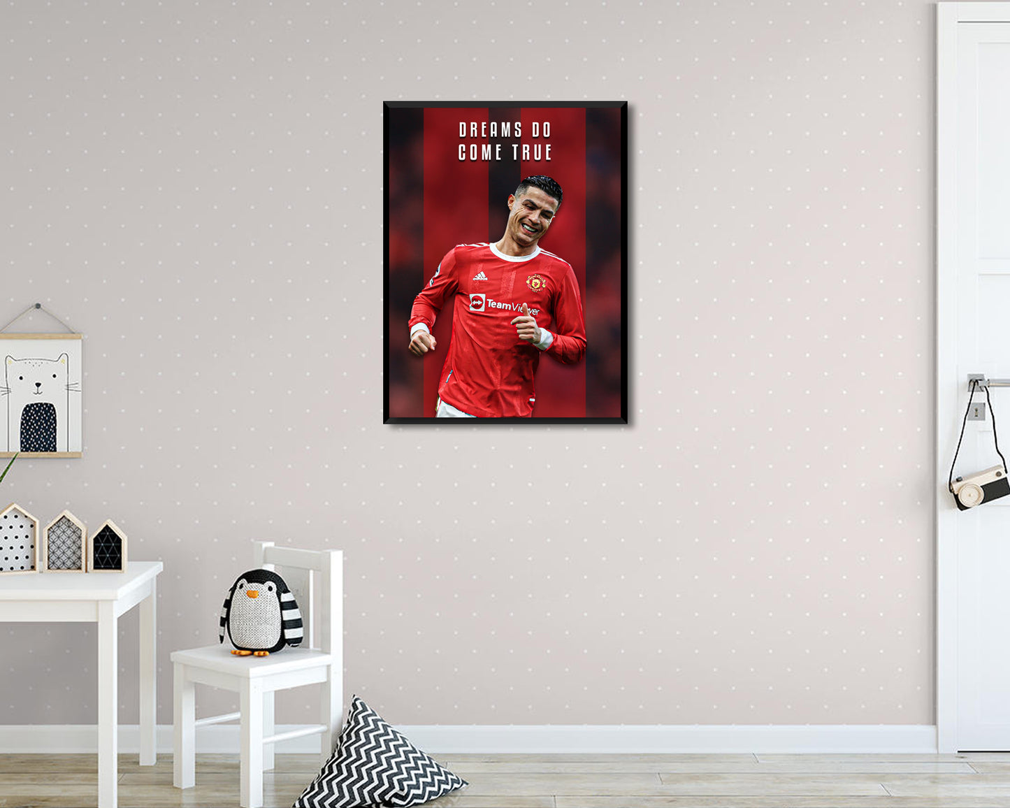 Cristiano Ronaldo Dreams do come true Canvas Wall Art