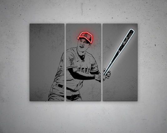 Shohei Ohtani Canvas Wall Art