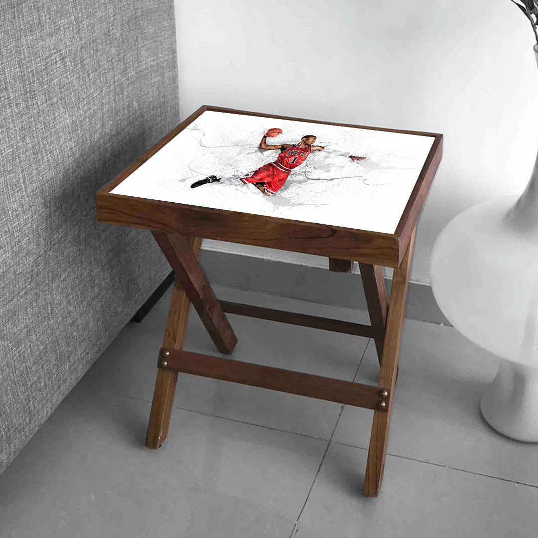 Derrick Rose Splash Effect Coffee and Laptop Table