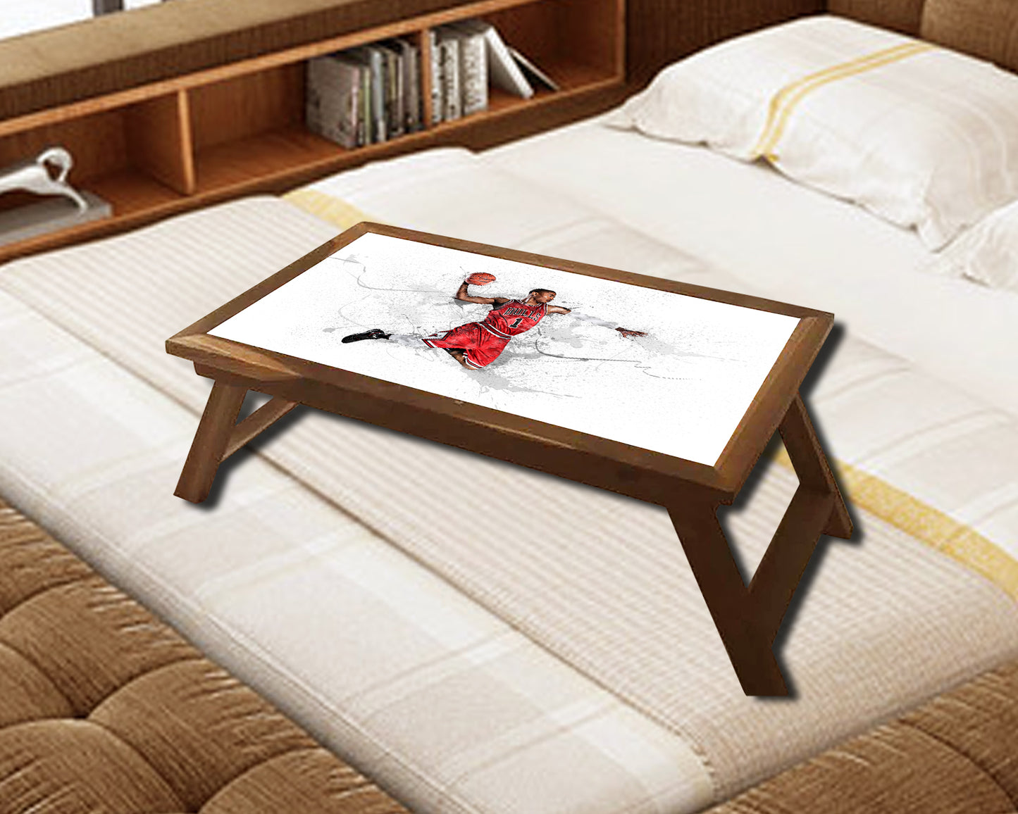 Derrick Rose Splash Effect Coffee and Laptop Table