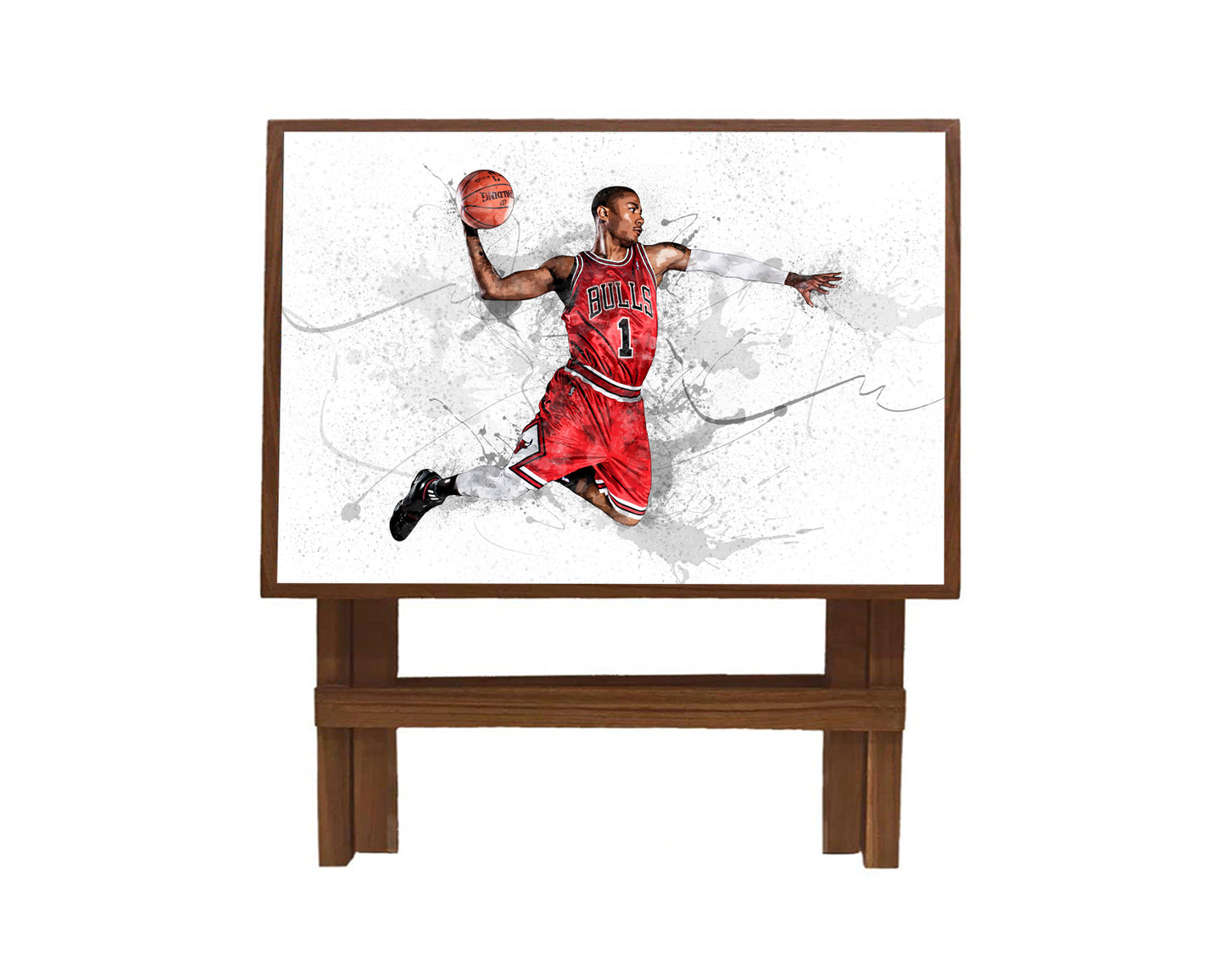 Derrick Rose Splash Effect Coffee and Laptop Table