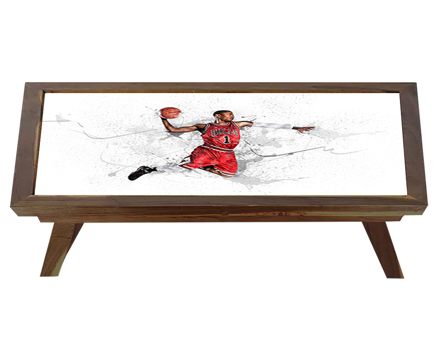 Derrick Rose Splash Effect Coffee and Laptop Table