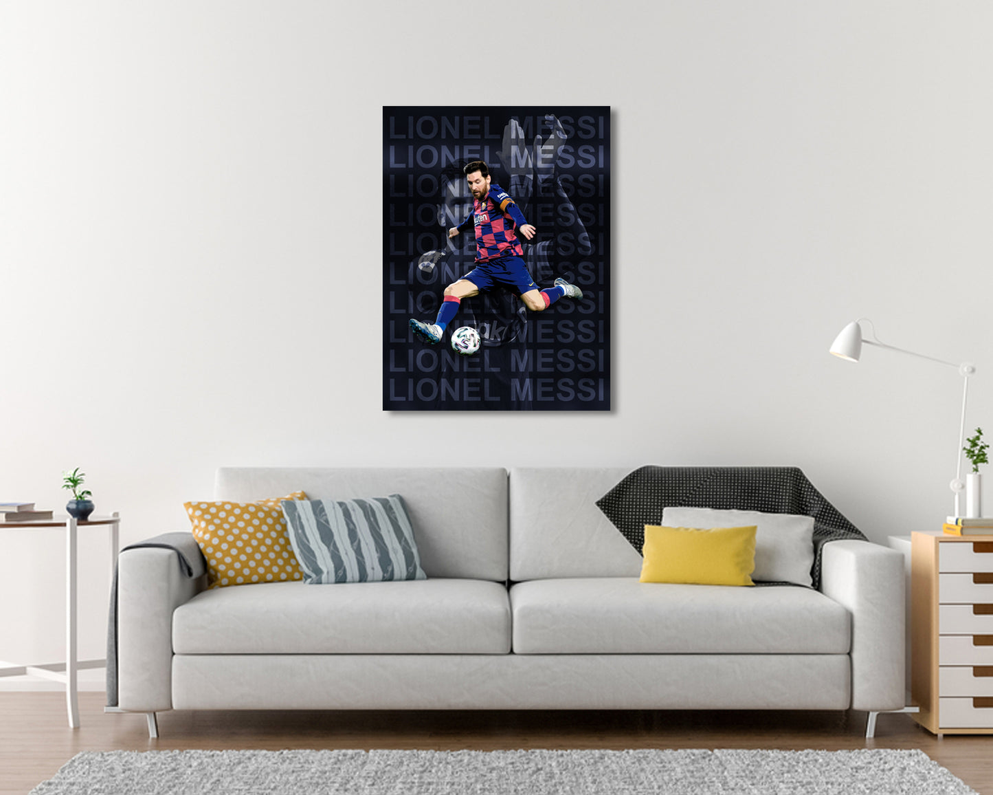 Lionel Messi Canvas Wall Art