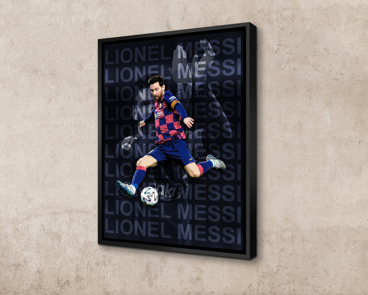 Lionel Messi Canvas Wall Art