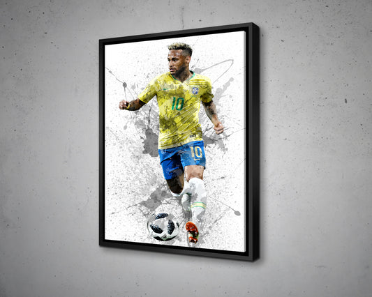 Neymar Jr Canvas Wall Art