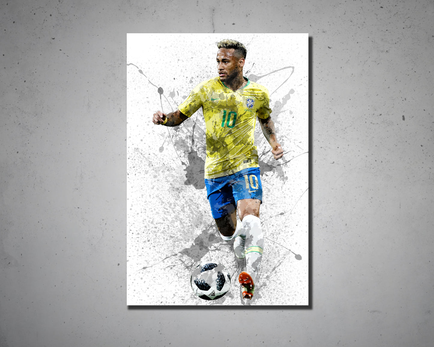 Neymar Jr Canvas Wall Art