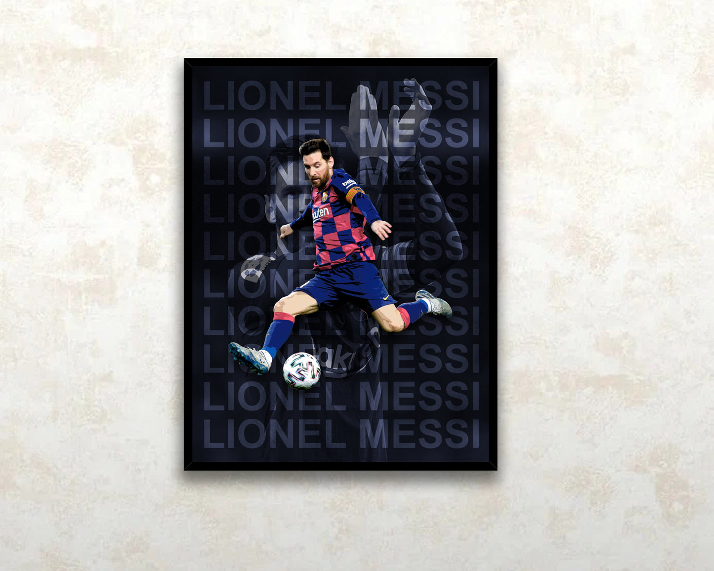 Lionel Messi Canvas Wall Art