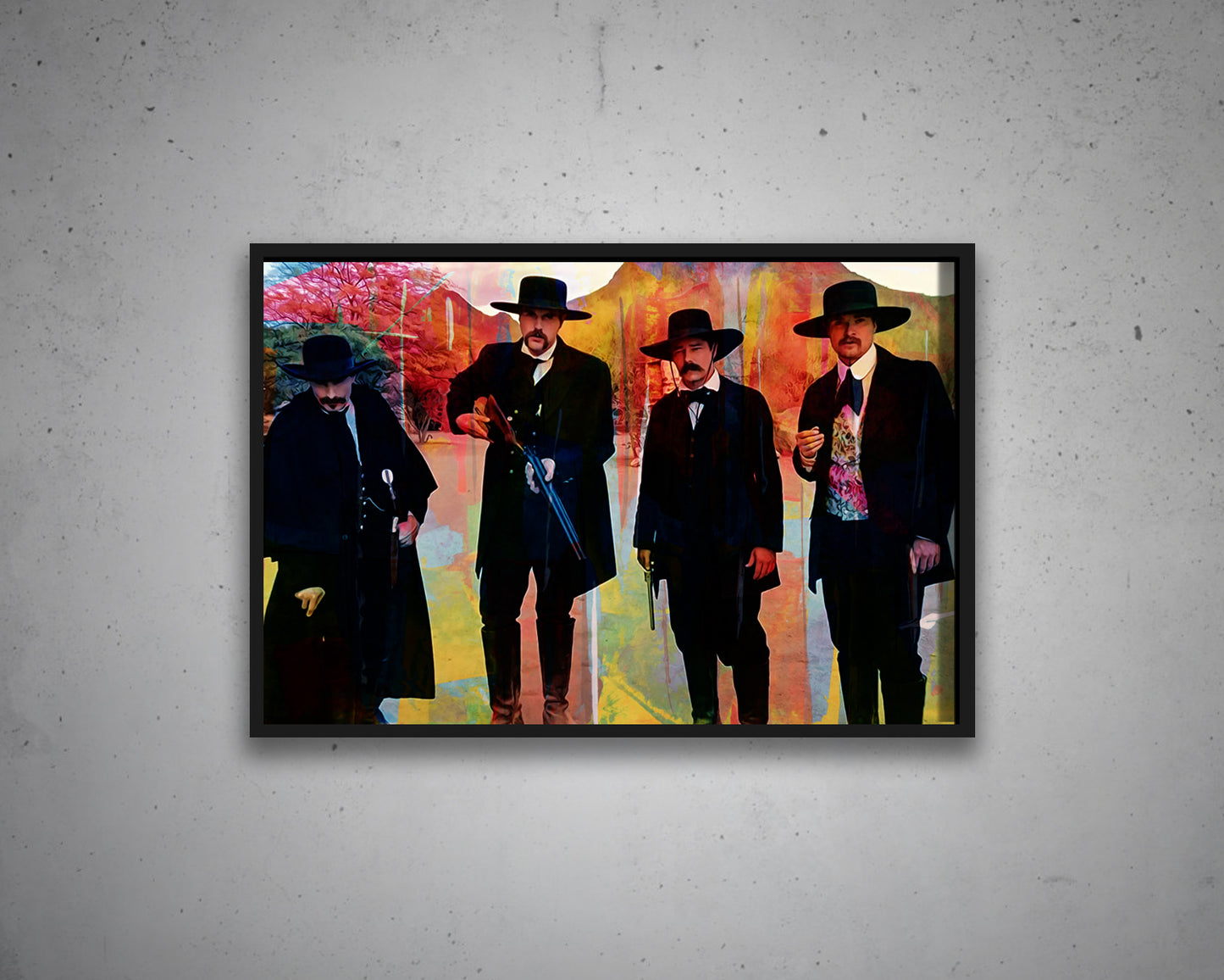 Tombstone Multicolour Wall Art