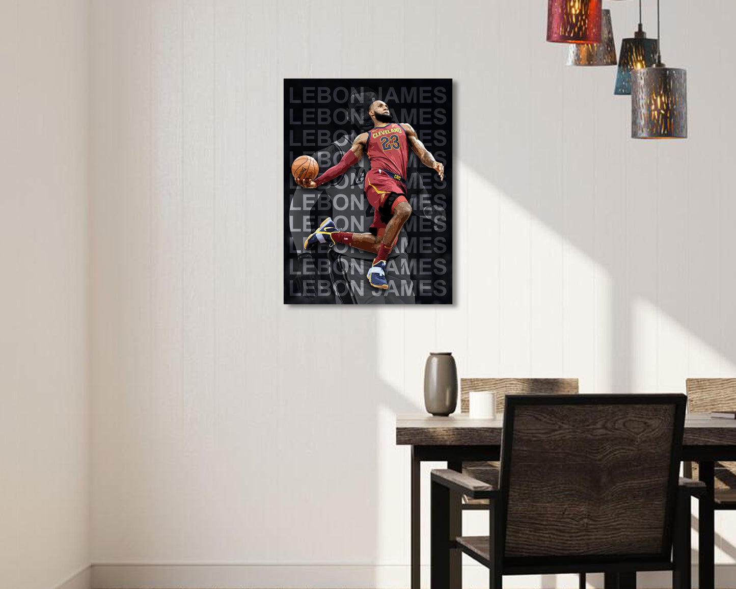 Lebron James Canvas Wall Art