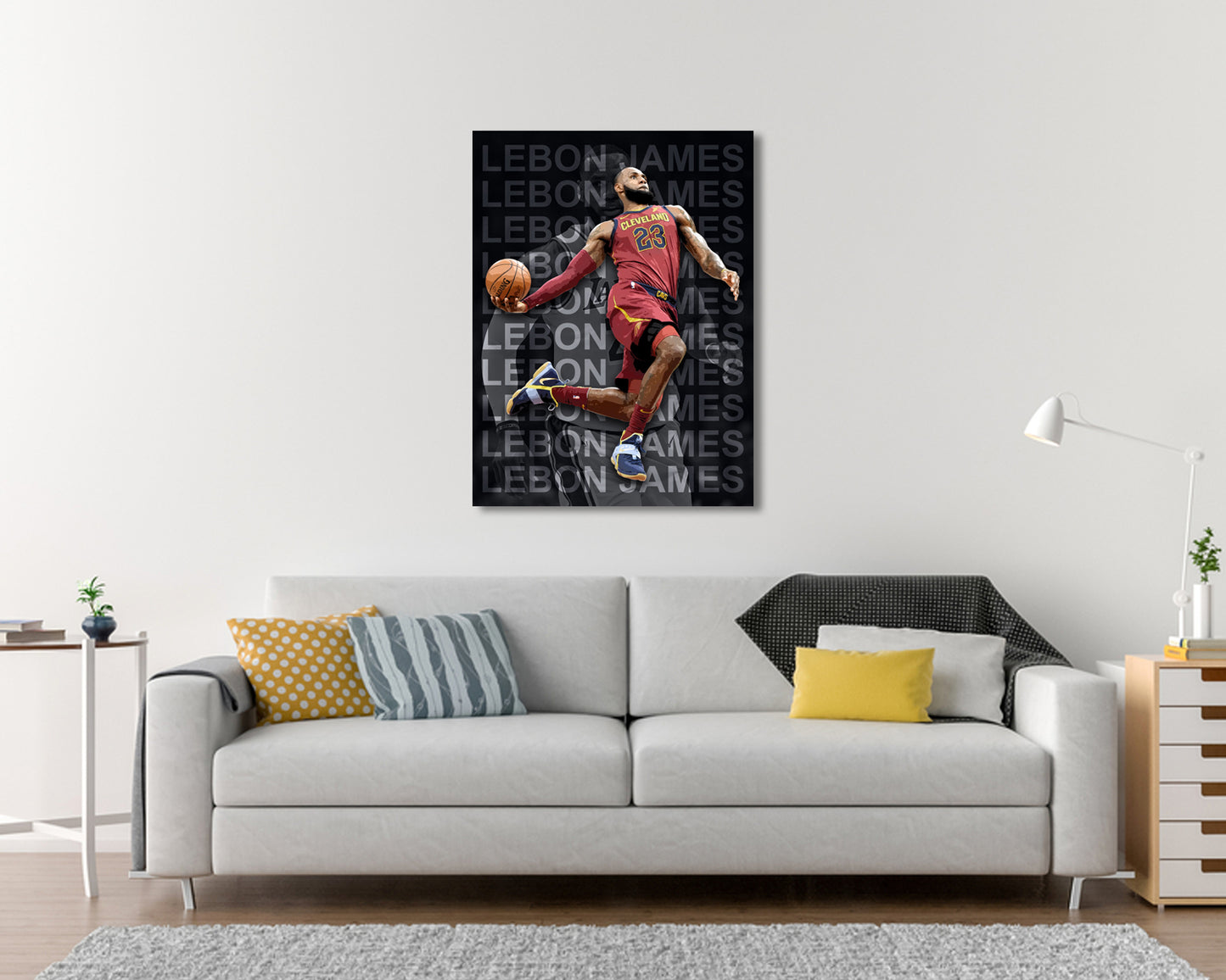 Lebron James Canvas Wall Art