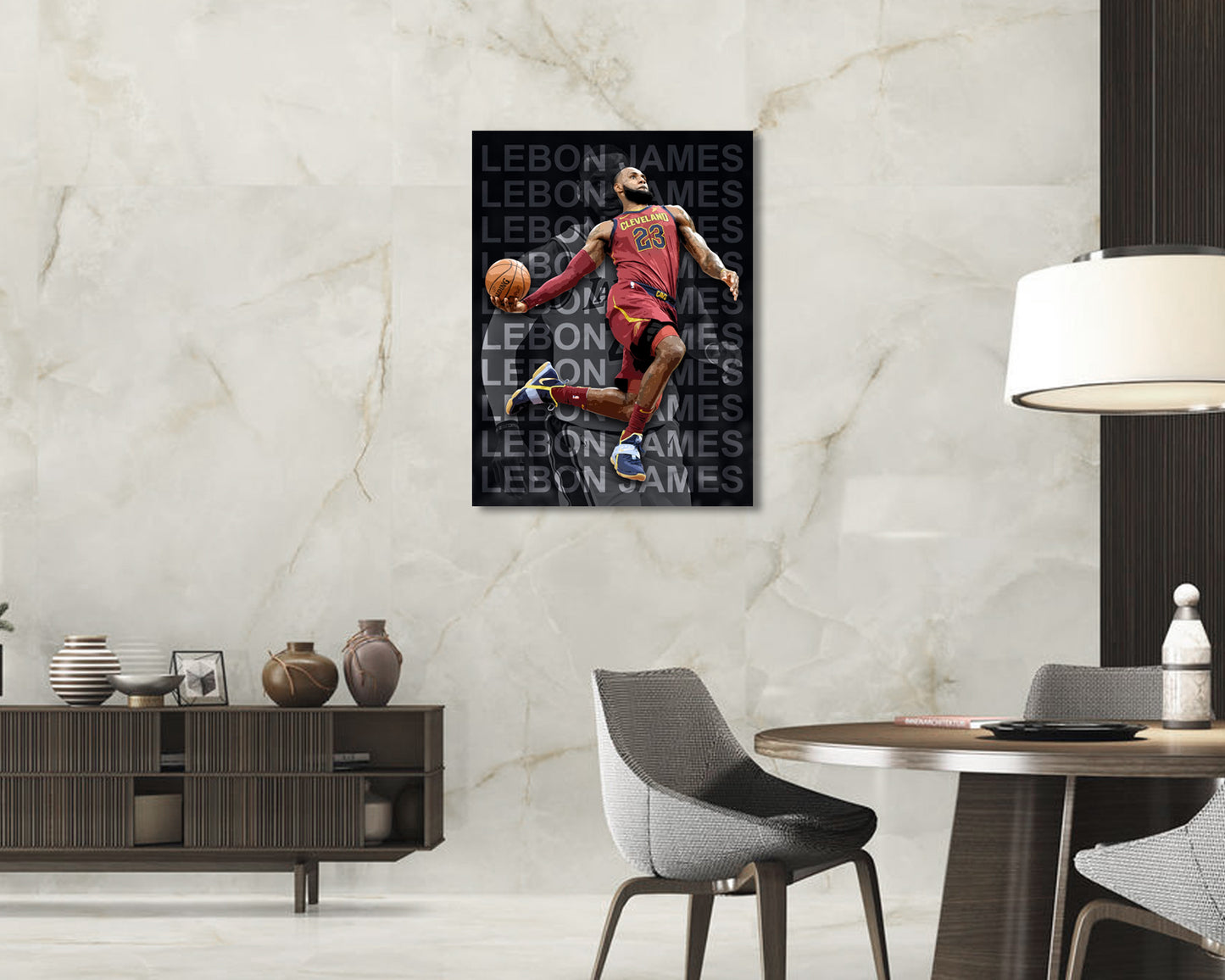 Lebron James Canvas Wall Art
