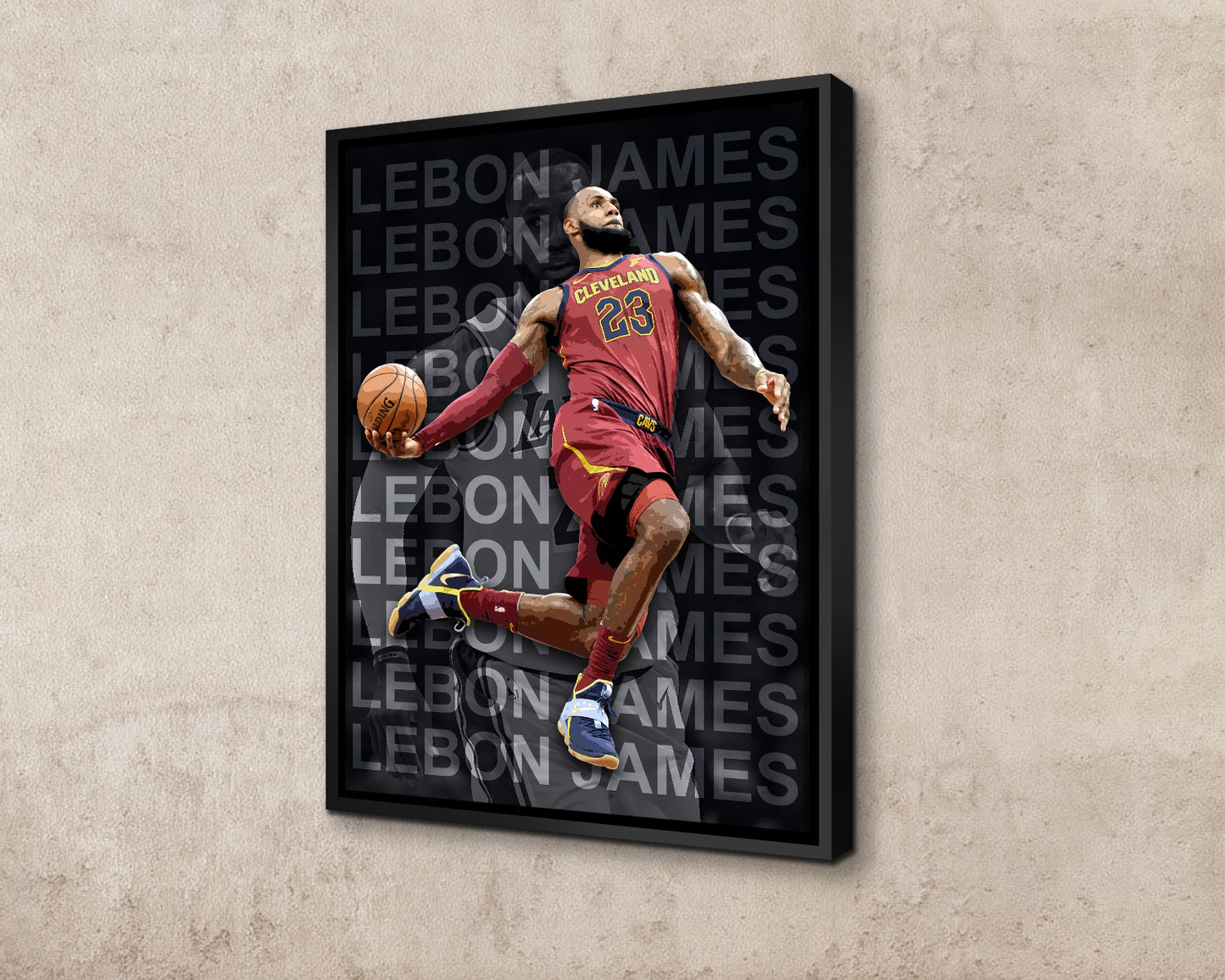 Lebron James Canvas Wall Art