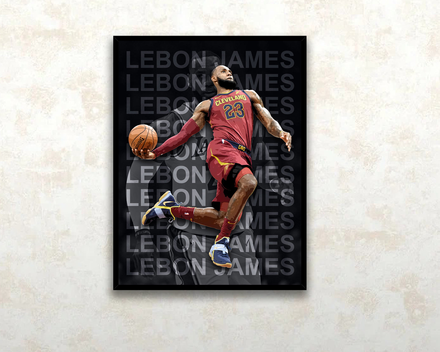Lebron James Canvas Wall Art