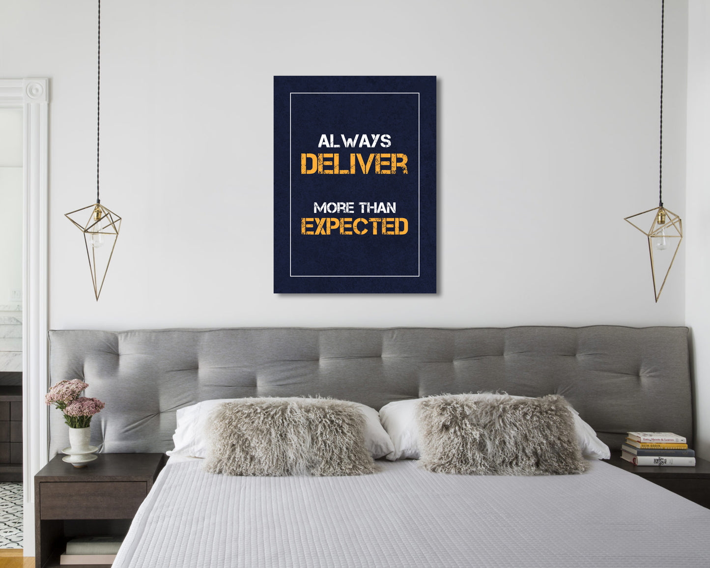 Always deliver more than expected Canvas Wall Art
