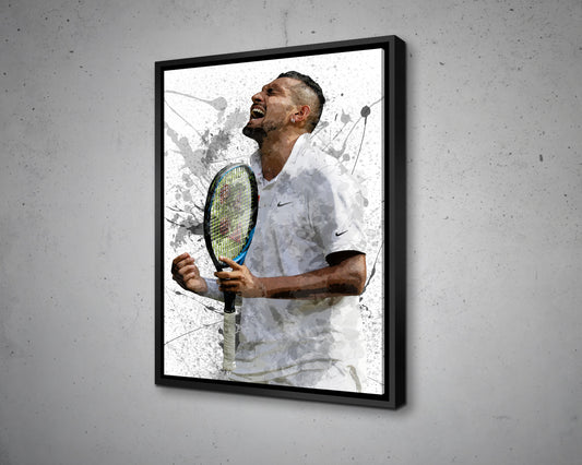 Nick Kyrgios Canvas Wall Art