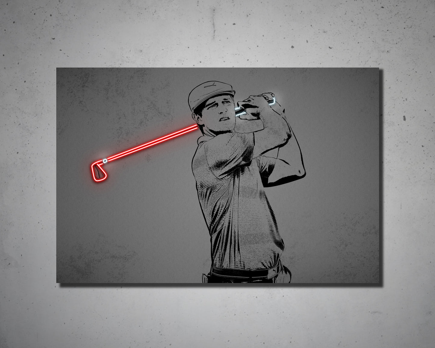 Bryson DeChambeau Canvas Wall Art