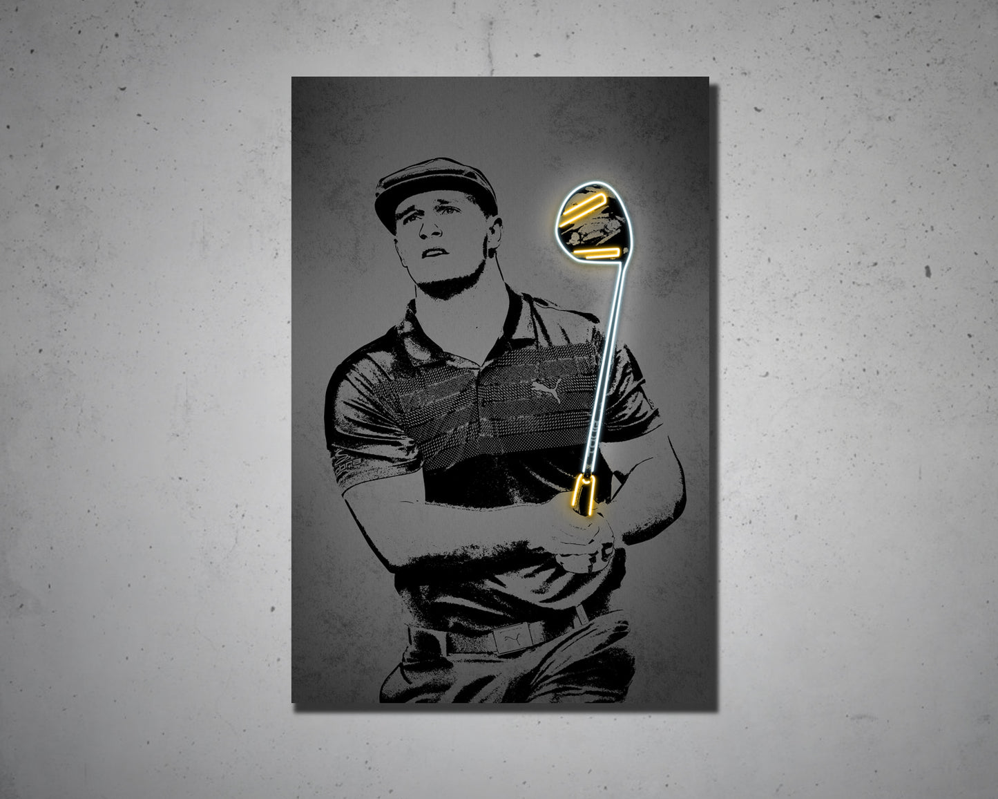 Bryson DeChambeau Canvas Wall Art