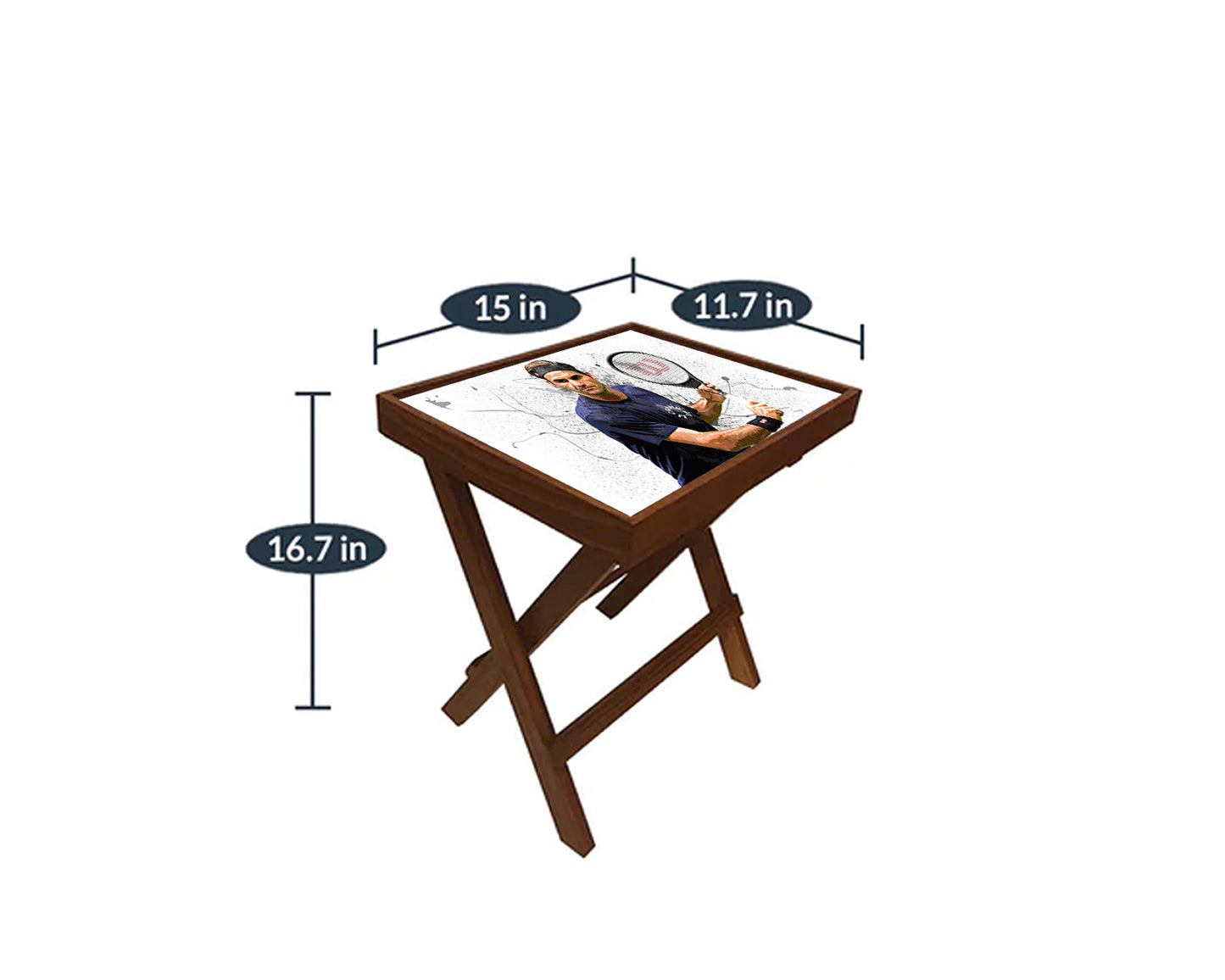 Roger Federe Splash Effect Coffee and Laptop Table