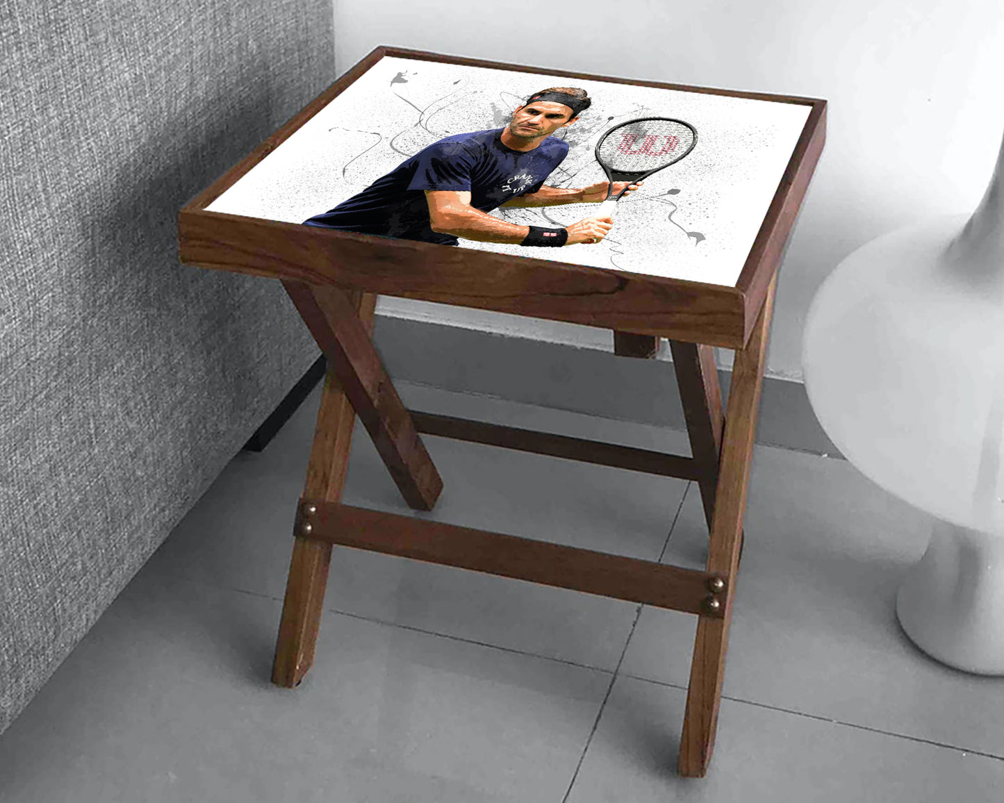 Roger Federe Splash Effect Coffee and Laptop Table