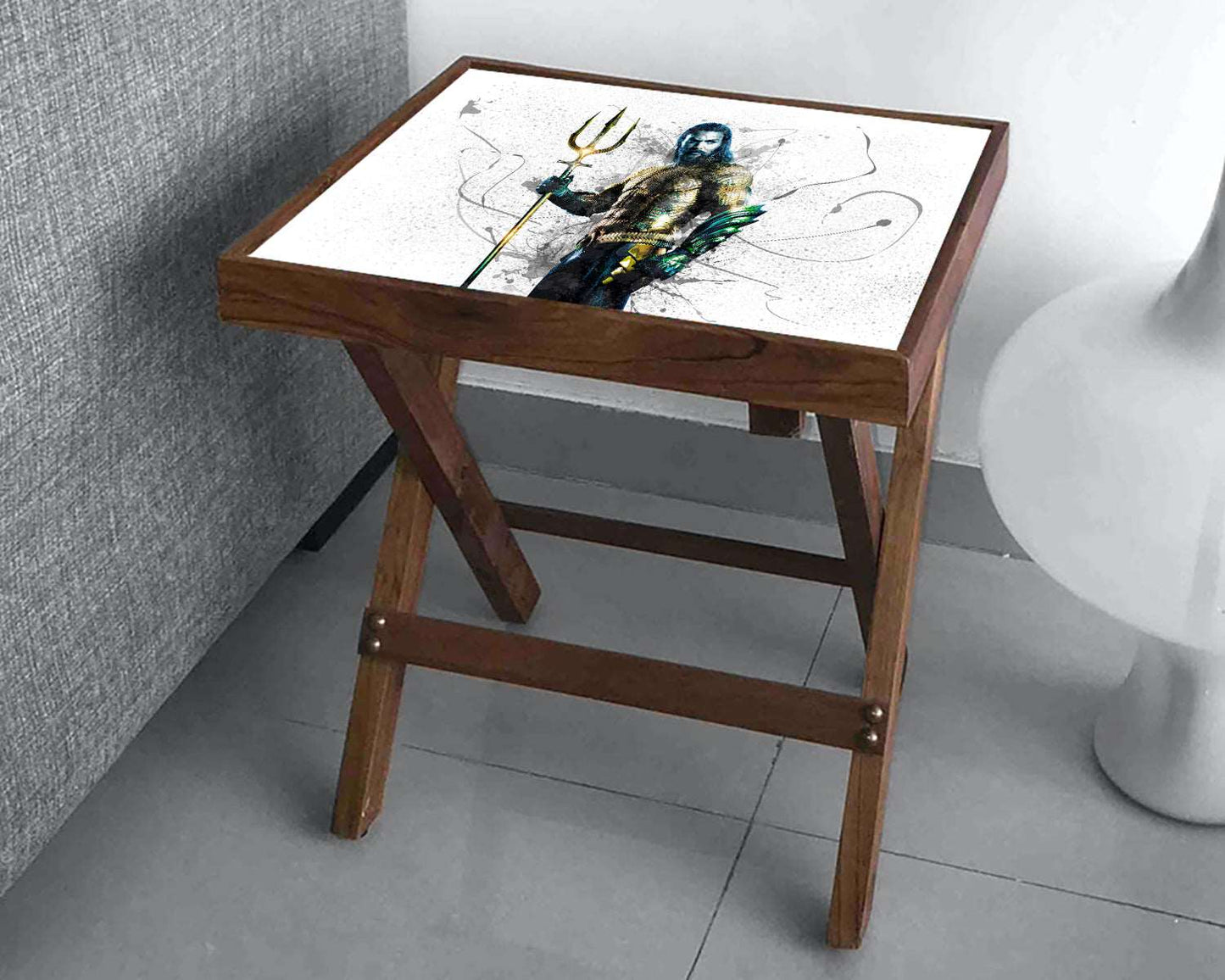 Aquaman Splash Effect Coffee and Laptop Table