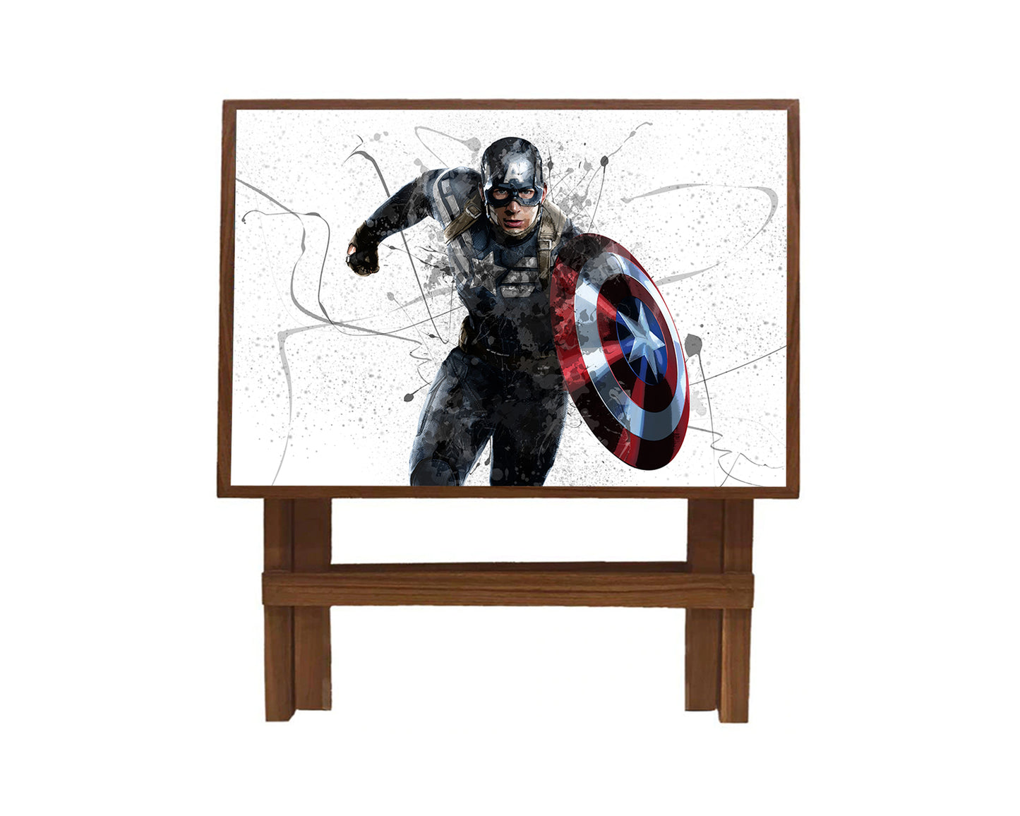 Captain America Splash Effect Coffee and Laptop Table