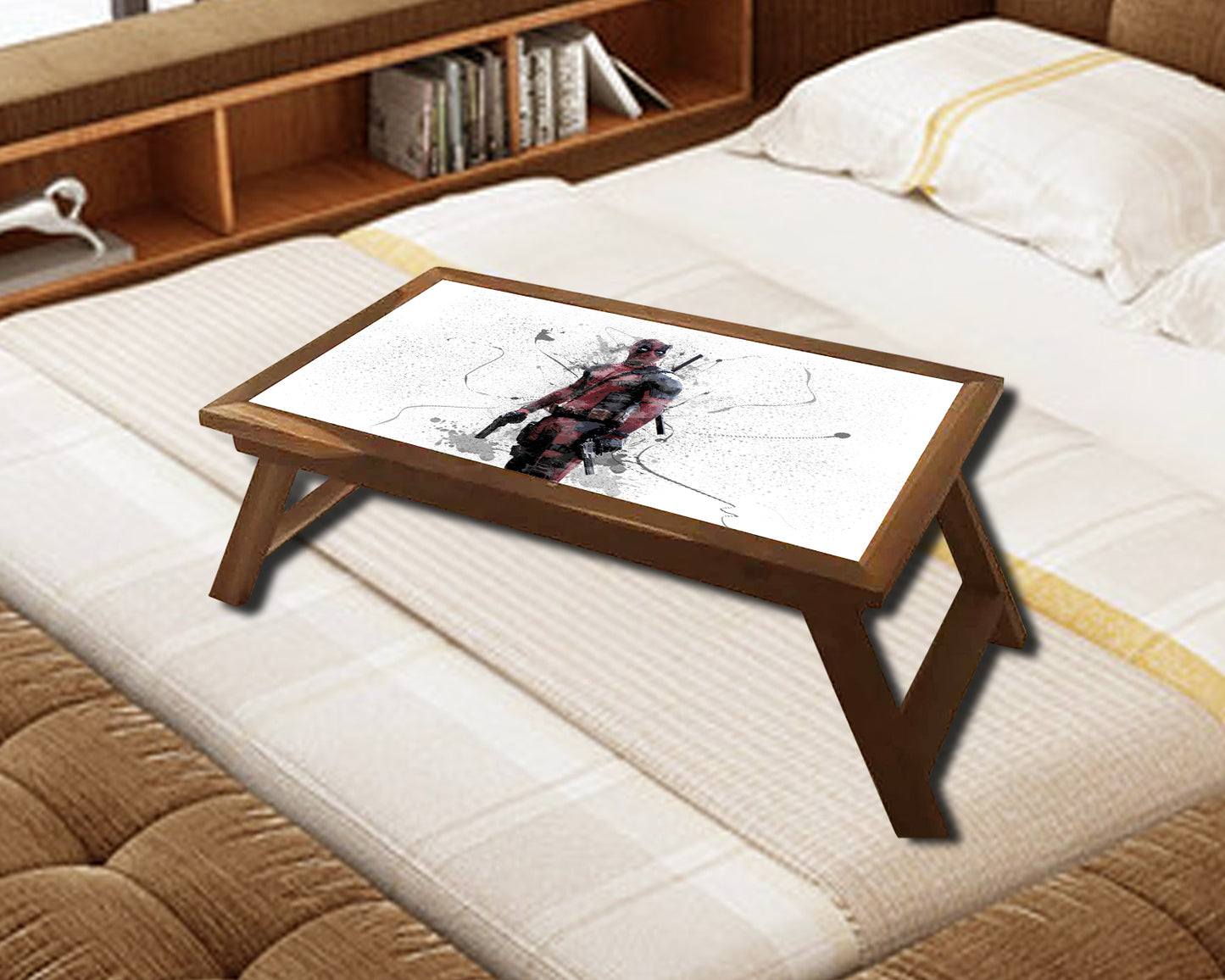 Deadpool Splash Effect Coffee and Laptop Table
