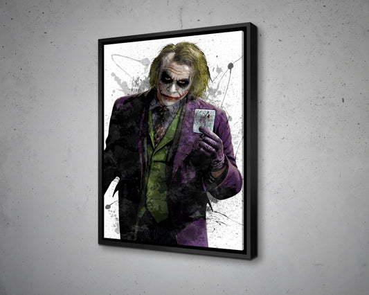 The Joker Canvas Wall Art