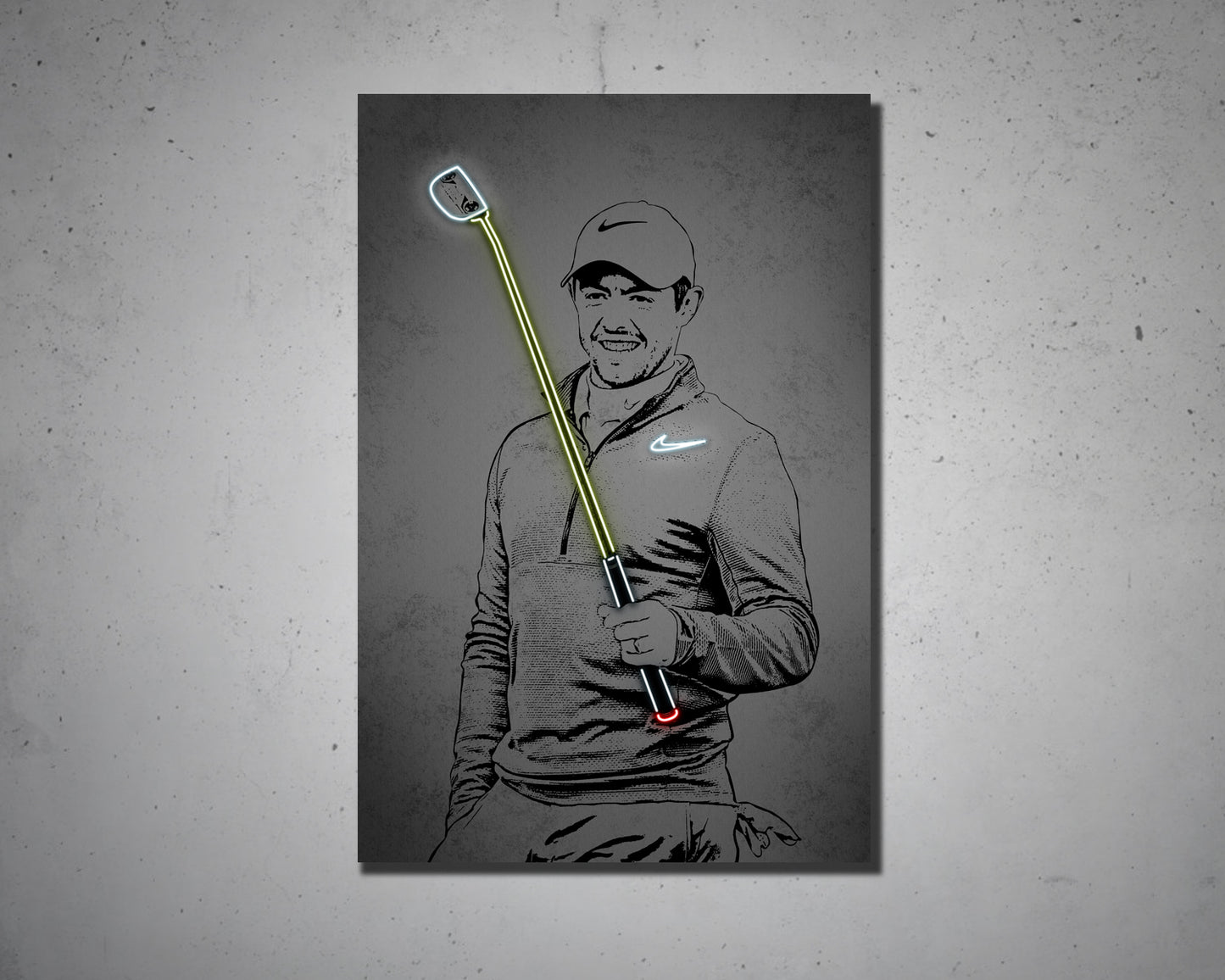 Rory McIlroy Canvas Wall Art