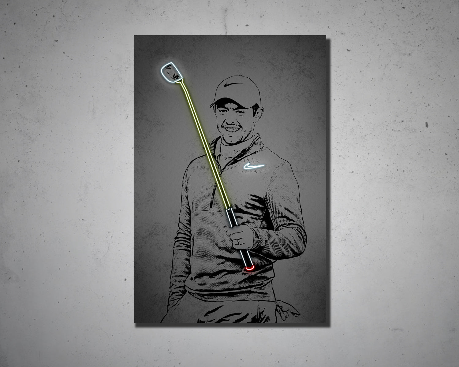 Rory McIlroy Canvas Wall Art 