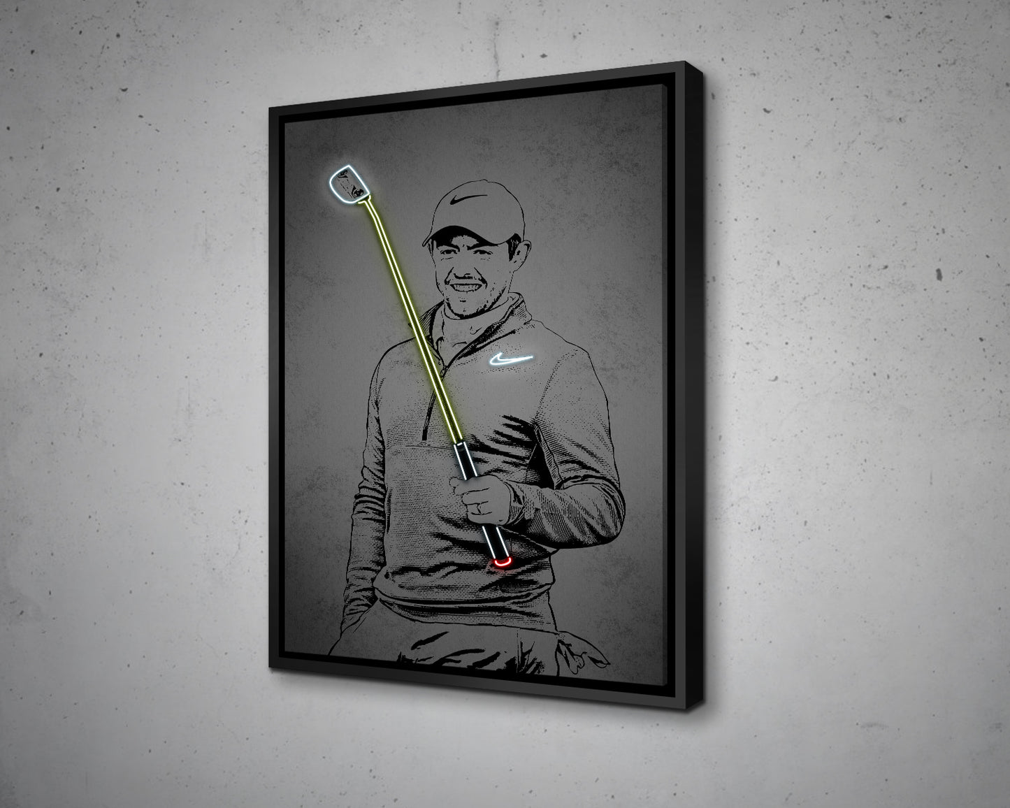 Rory McIlroy Canvas Wall Art