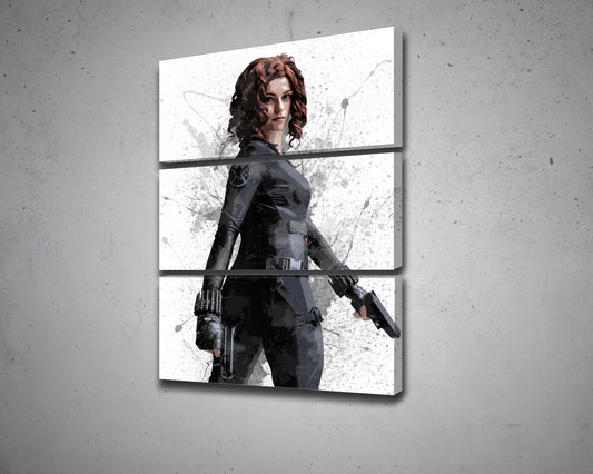 Black Widow Canvas Wall Art