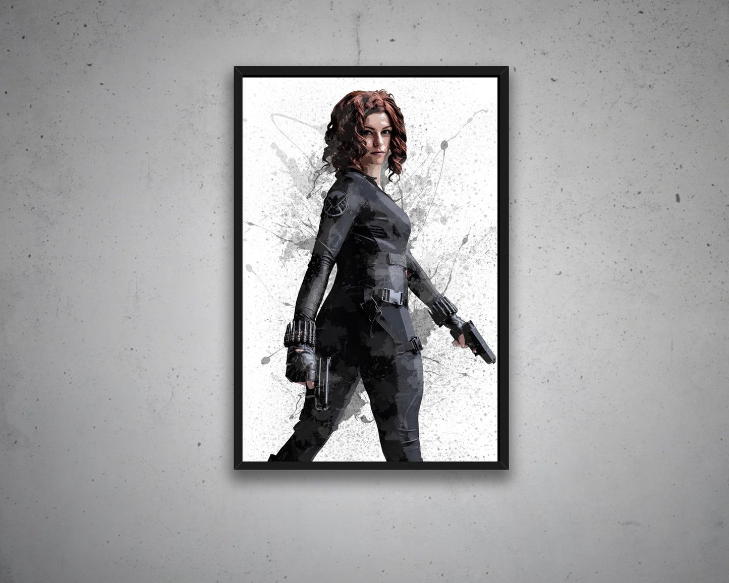 Black Widow Canvas Wall Art