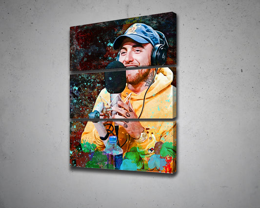 Mac Miller Multicolour Wall Art