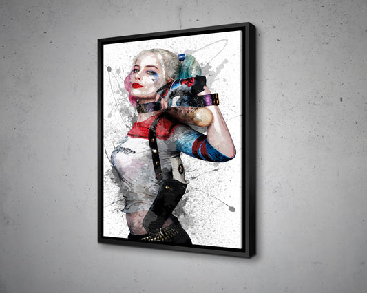 Harley Quinn Canvas Wall Art