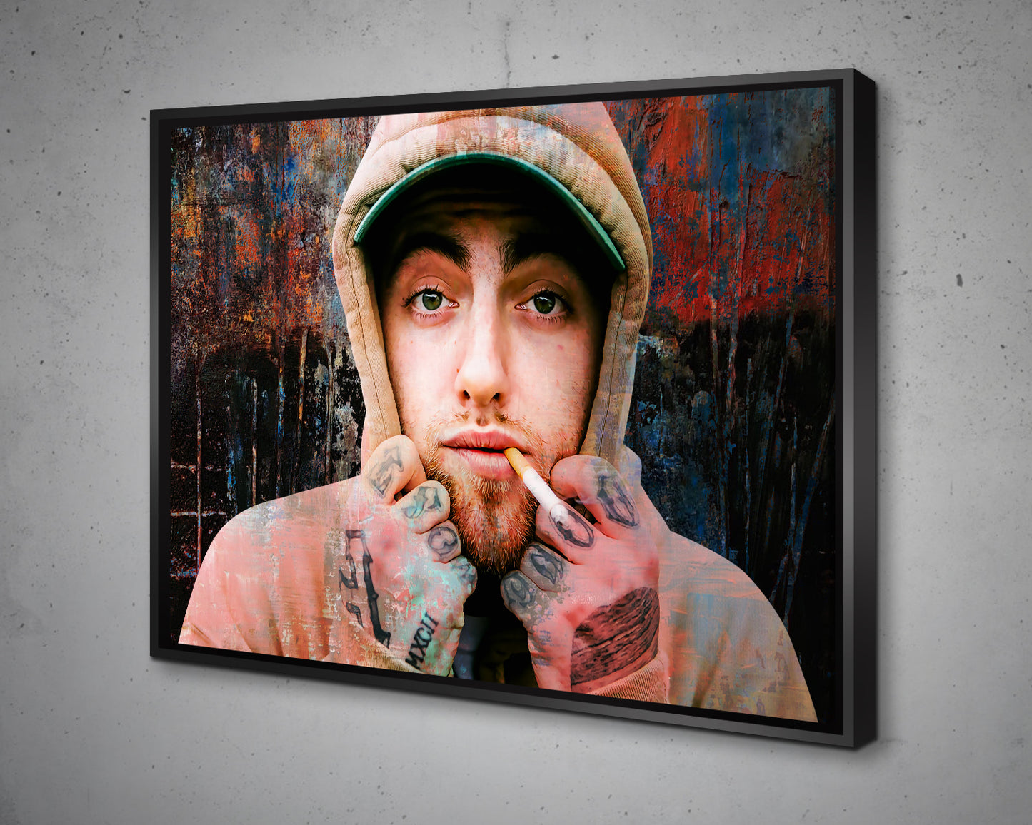 Mac Miller Multicolour Wall Art
