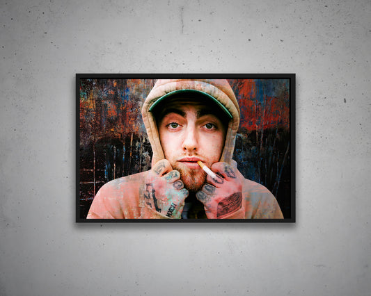 Mac Miller Multicolour Wall Art
